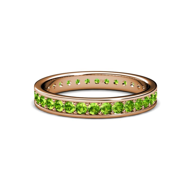 Livia 2.00 mm Peridot Eternity Band 