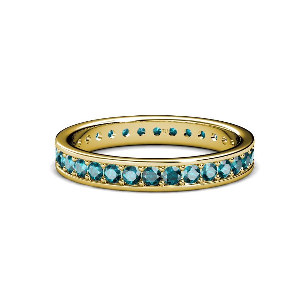Livia 2.00 mm London Blue Topaz Eternity Band 