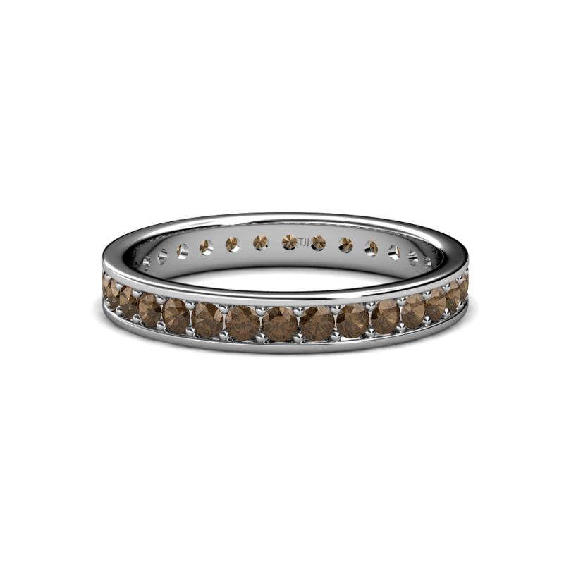 Livia 2.00 mm Smoky Quartz Eternity Band 