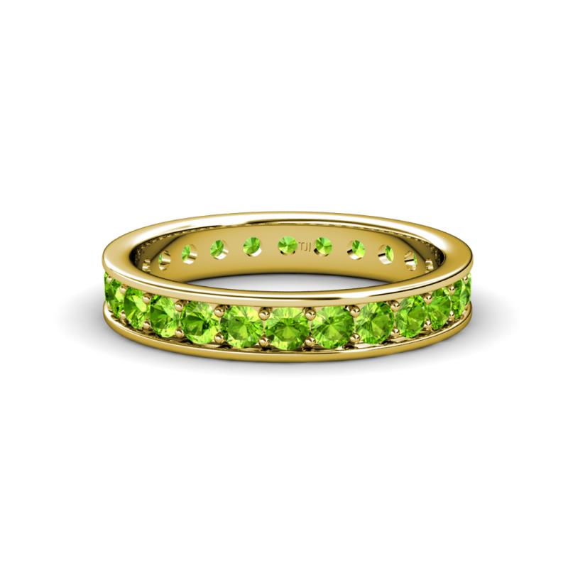 Livia 2.40 mm Peridot Eternity Band 