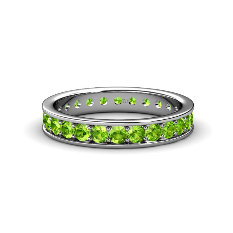 Livia 2.40 mm Peridot Eternity Band 