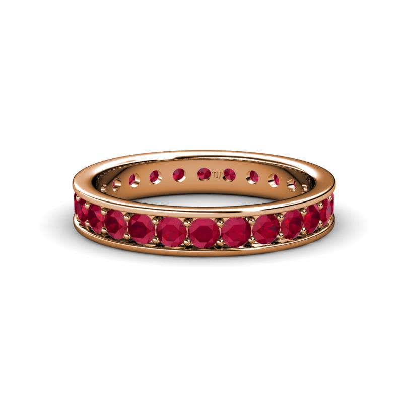 Livia 2.70 mm Ruby Eternity Band 