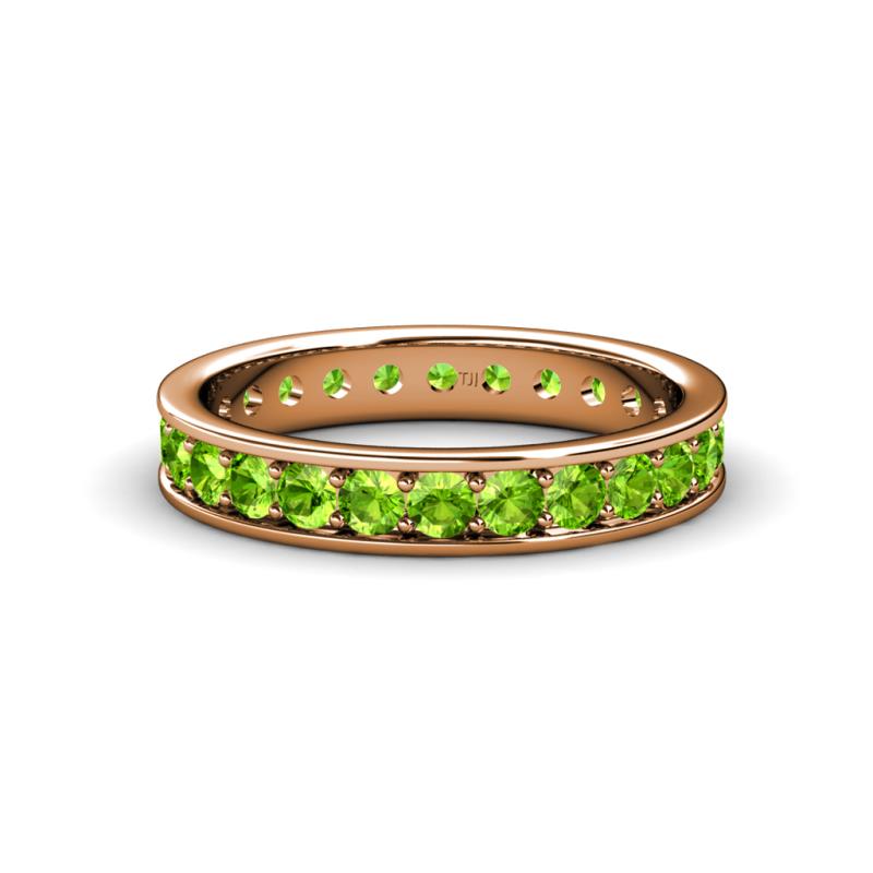 Livia 2.70 mm Peridot Eternity Band 
