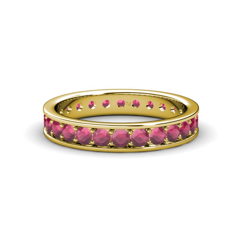 Livia 2.70 mm Rhodolite Garnet Eternity Band 