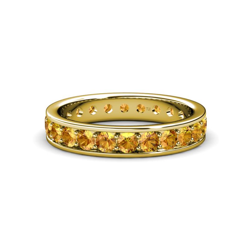 Livia 3.00 mm Citrine Eternity Band 