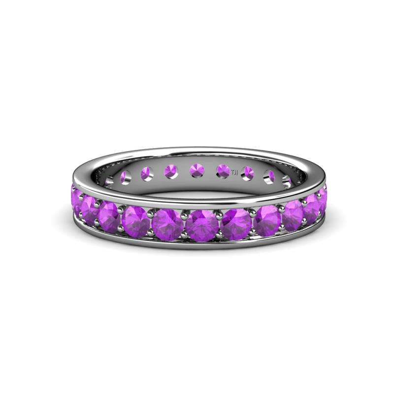 Livia 3.00 mm Amethyst Eternity Band 