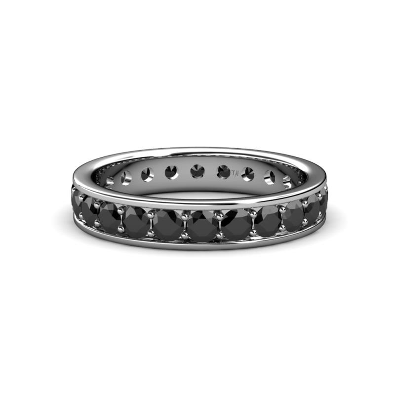 Livia 3.00 mm Black Diamond Eternity Band 