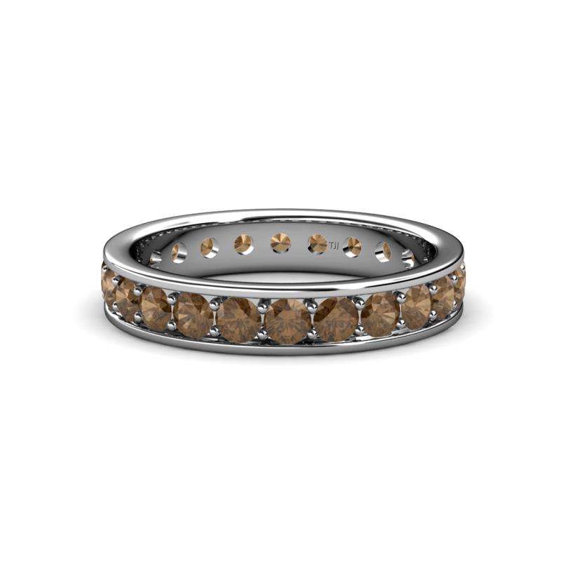 Livia 3.00 mm Smoky Quartz Eternity Band 