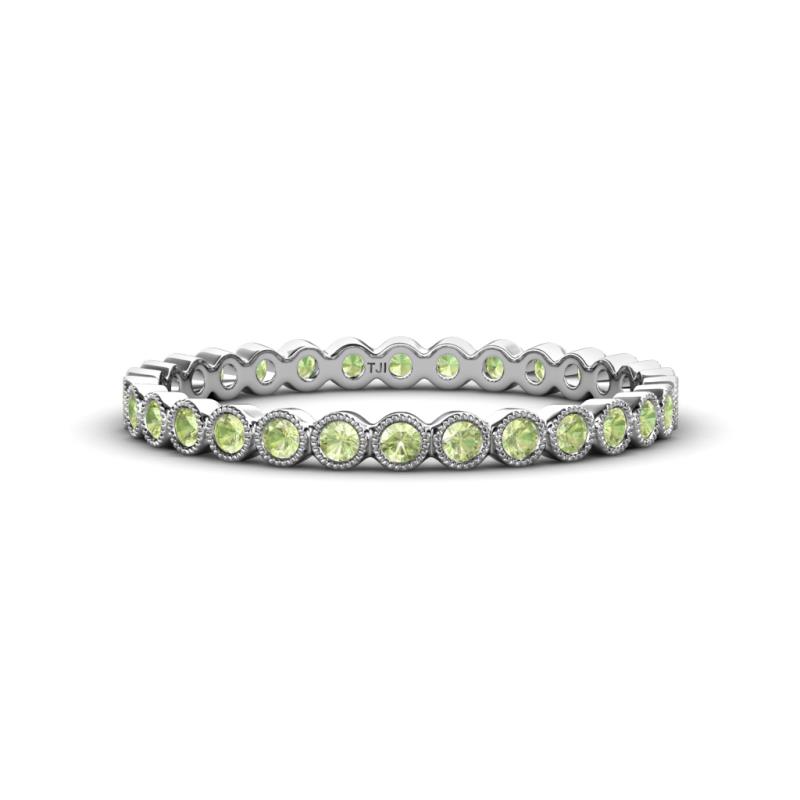 Arria 2.00 mm Peridot Eternity Band 