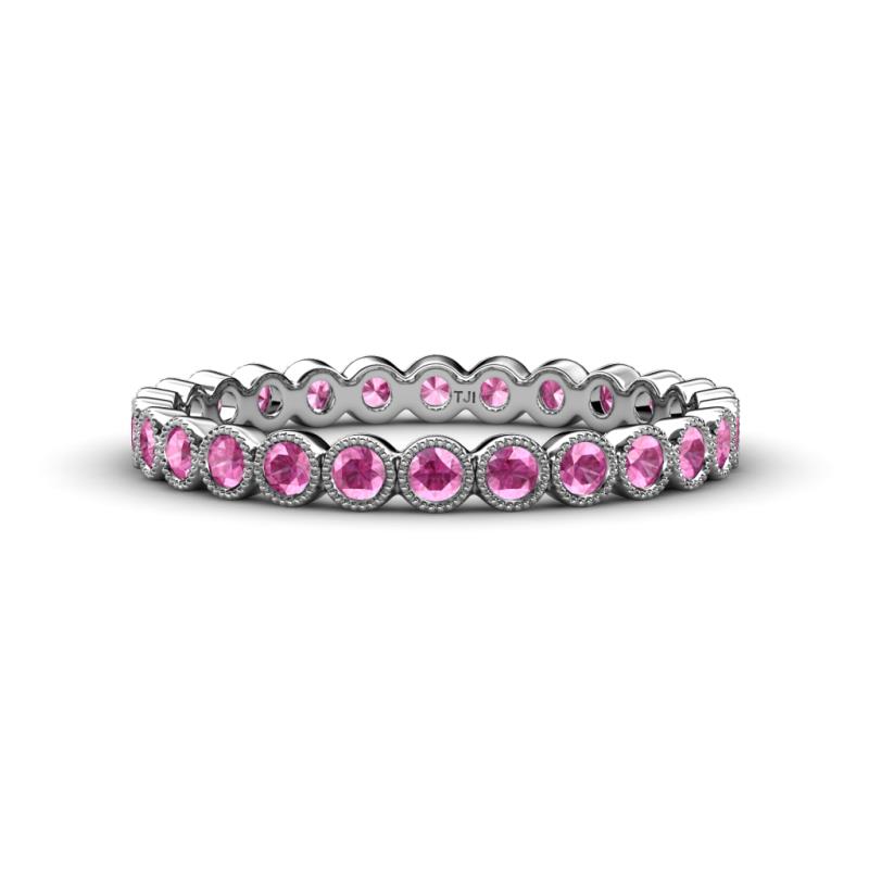 Arria 2.40 mm Pink Sapphire Eternity Band 