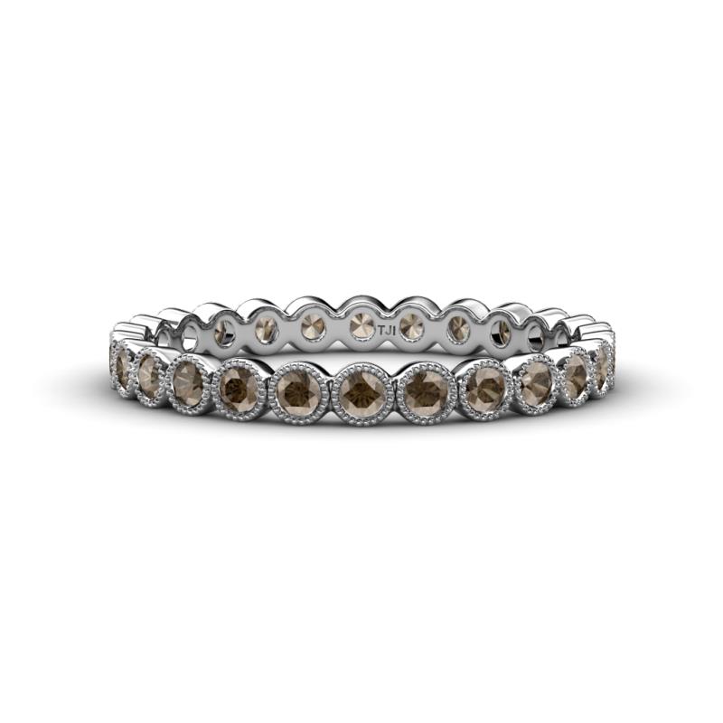 Arria 2.40 mm Smoky Quartz Eternity Band 