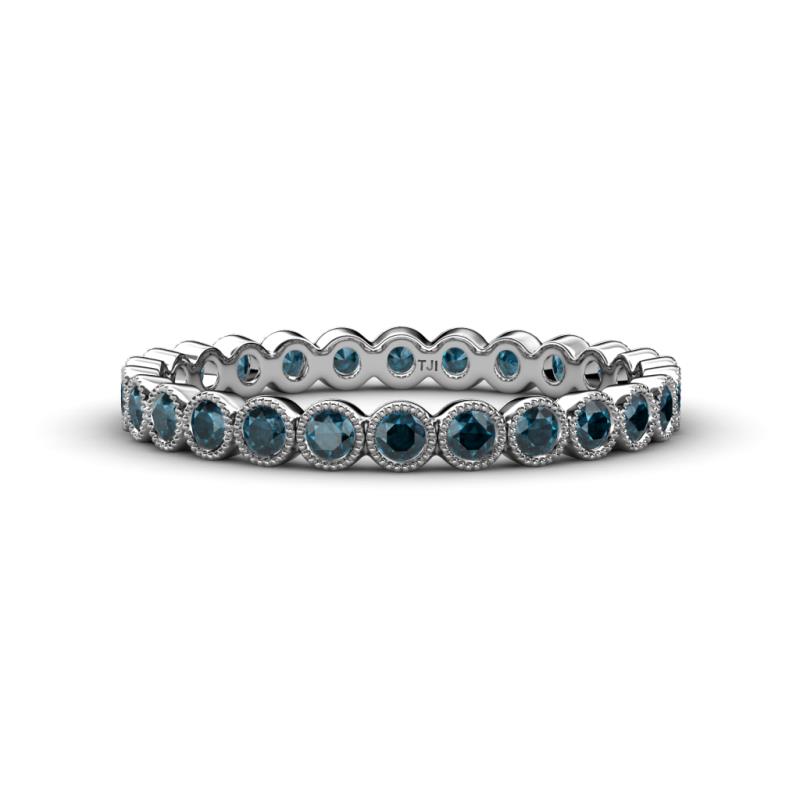 Arria 2.40 mm Blue Diamond Eternity Band 