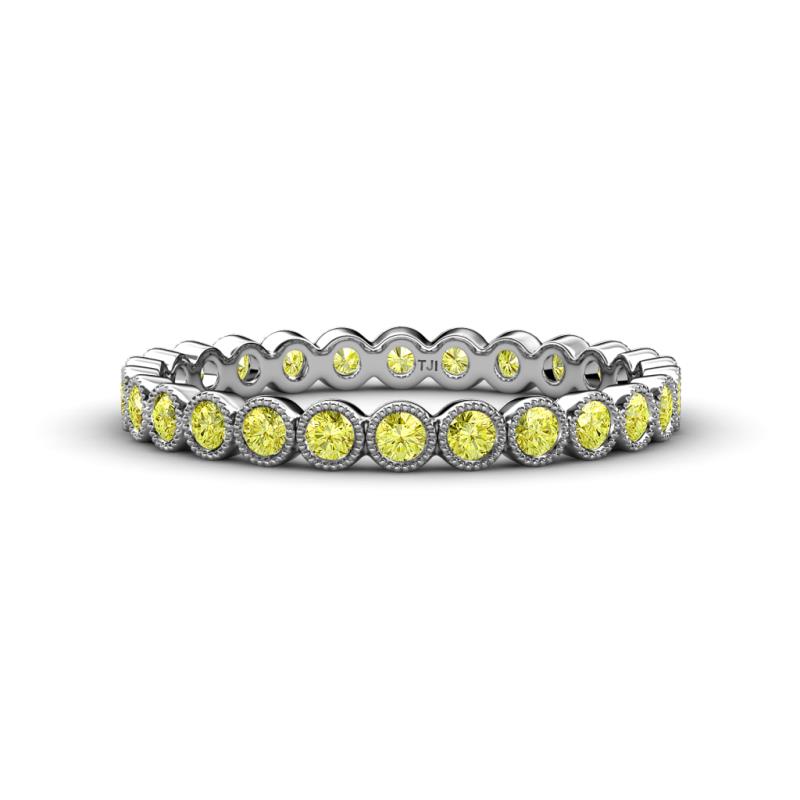 Arria 2.40 mm Yellow Diamond Eternity Band 