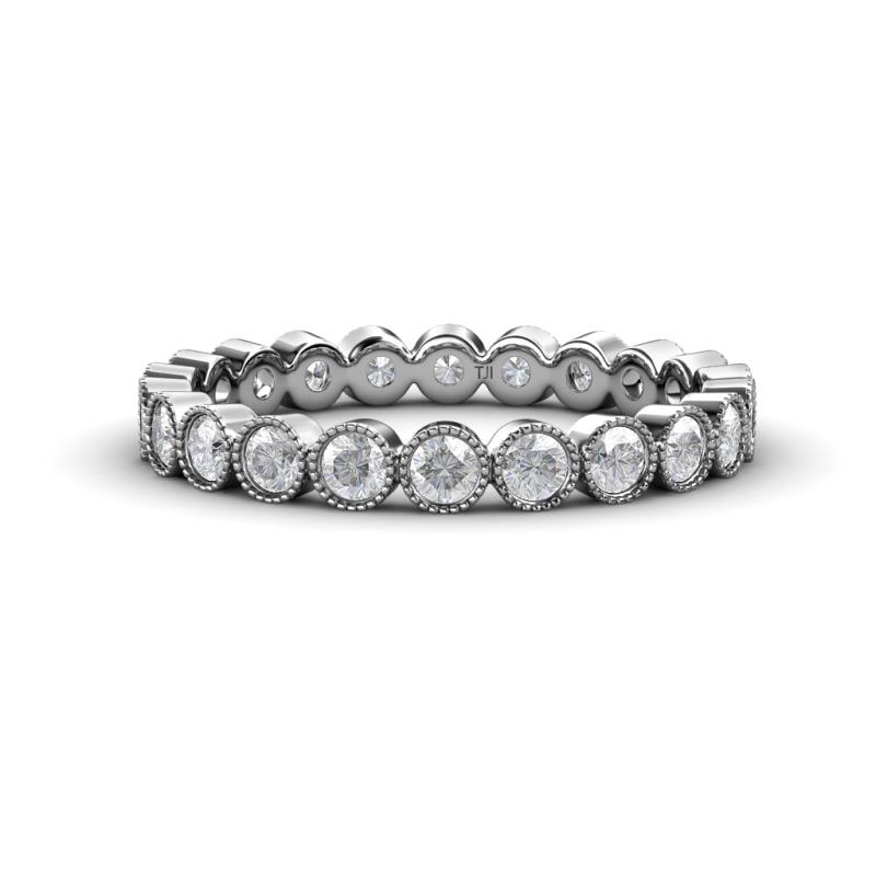 Arria 2.70 mm White Sapphire Eternity Band 