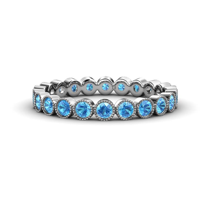 Arria 2.70 mm Blue Topaz Eternity Band 