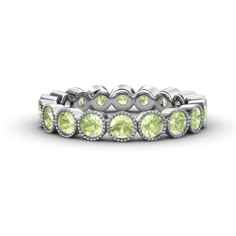 Arria 3.00 mm Peridot Eternity Band 