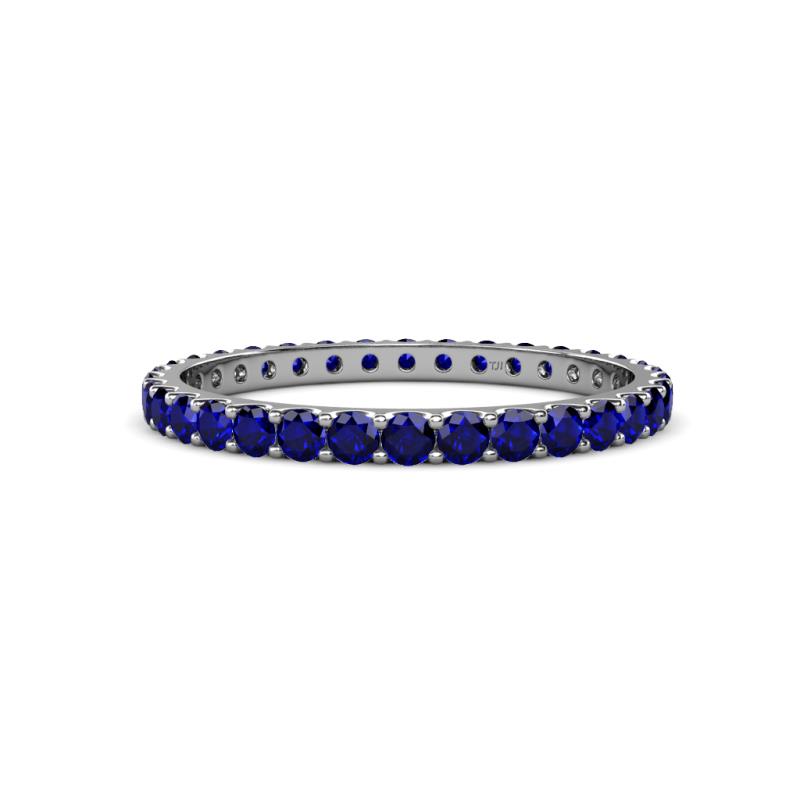 Audrey 2.00 mm Blue Sapphire U Prong Eternity Band 