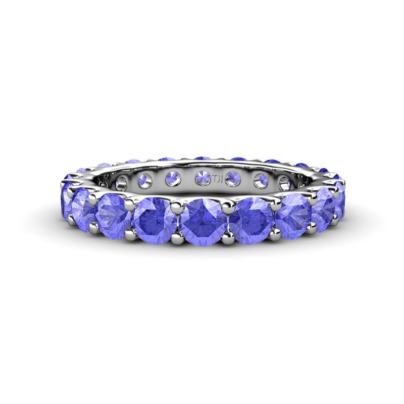 Audrey 3.80 mm Tanzanite U Prong Eternity Band 