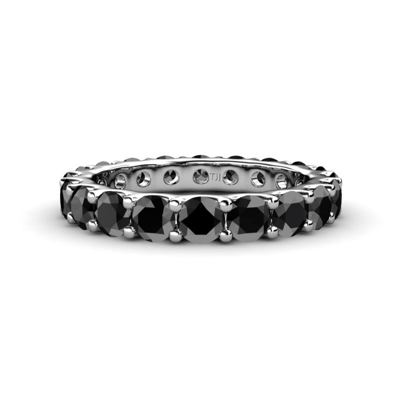 Audrey 3.80 mm Black Diamond U Prong Eternity Band 