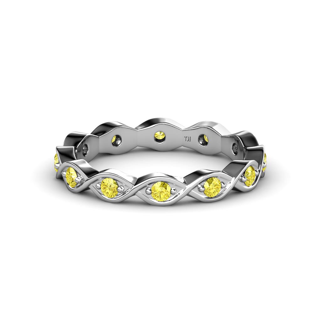 Breanna 1.70 mm Yellow Sapphire Eternity Band 