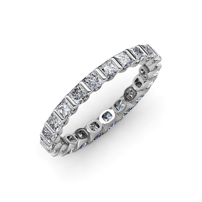 Clarissa 3.00 mm Princess Cut Diamond Eternity Band 