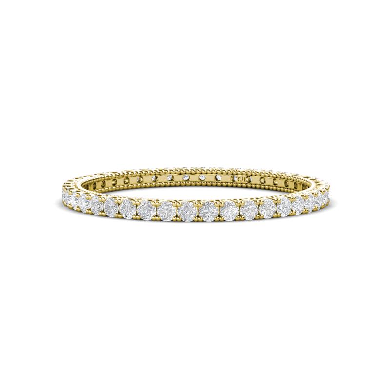 Ellen 1.70 mm White Sapphire Eternity Band 