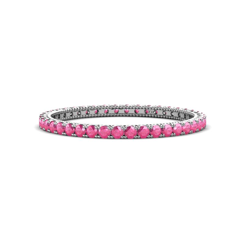 Ellen 1.70 mm Pink Tourmaline Eternity Band 