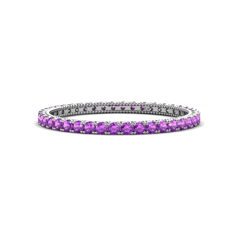 Ellen 1.70 mm Amethyst Eternity Band 