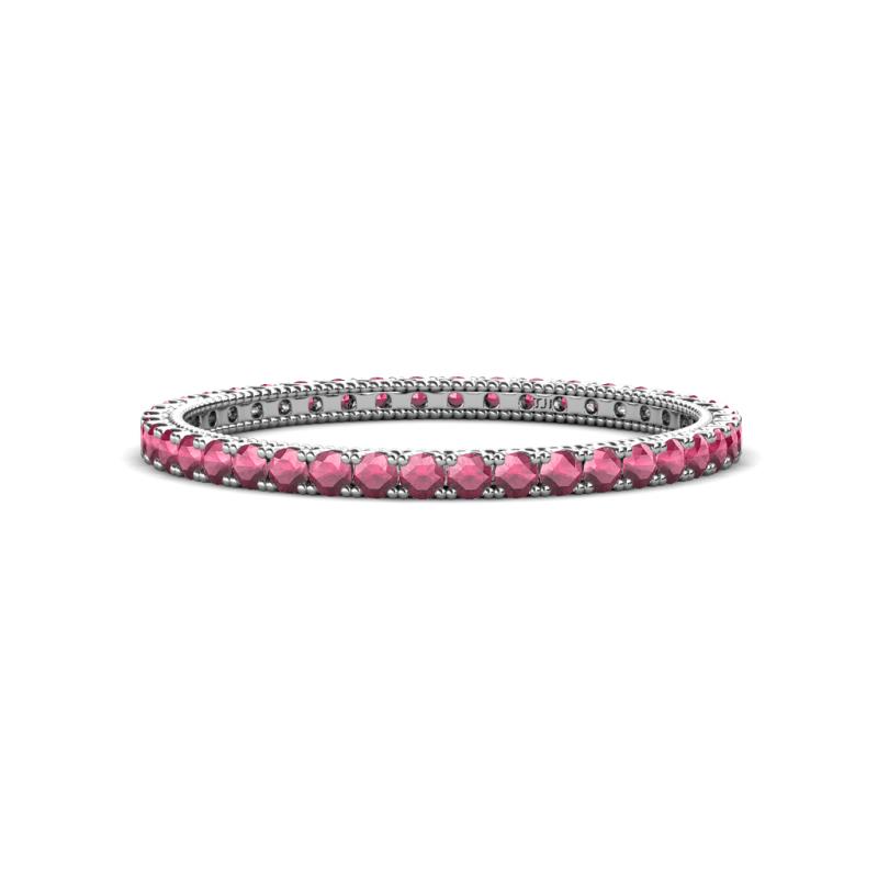 Ellen 1.70 mm Rhodolite Garnet Eternity Band 