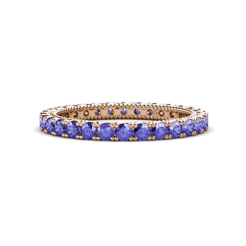 Ellen 2.40 mm Tanzanite Eternity Band 