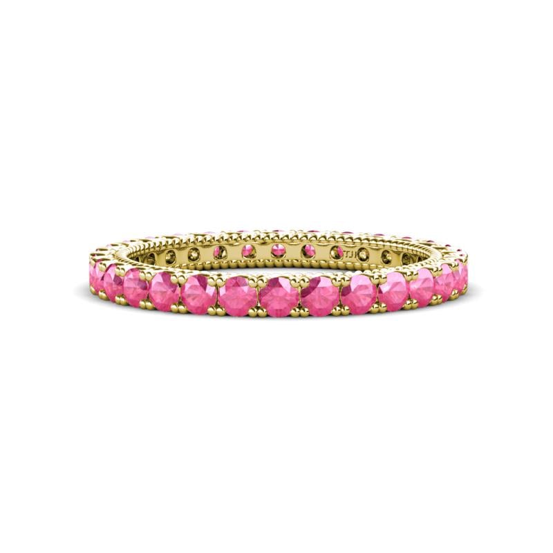 Ellen 2.40 mm Pink Tourmaline Eternity Band 
