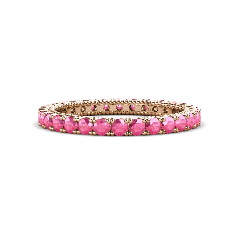 Ellen 2.40 mm Pink Tourmaline Eternity Band 