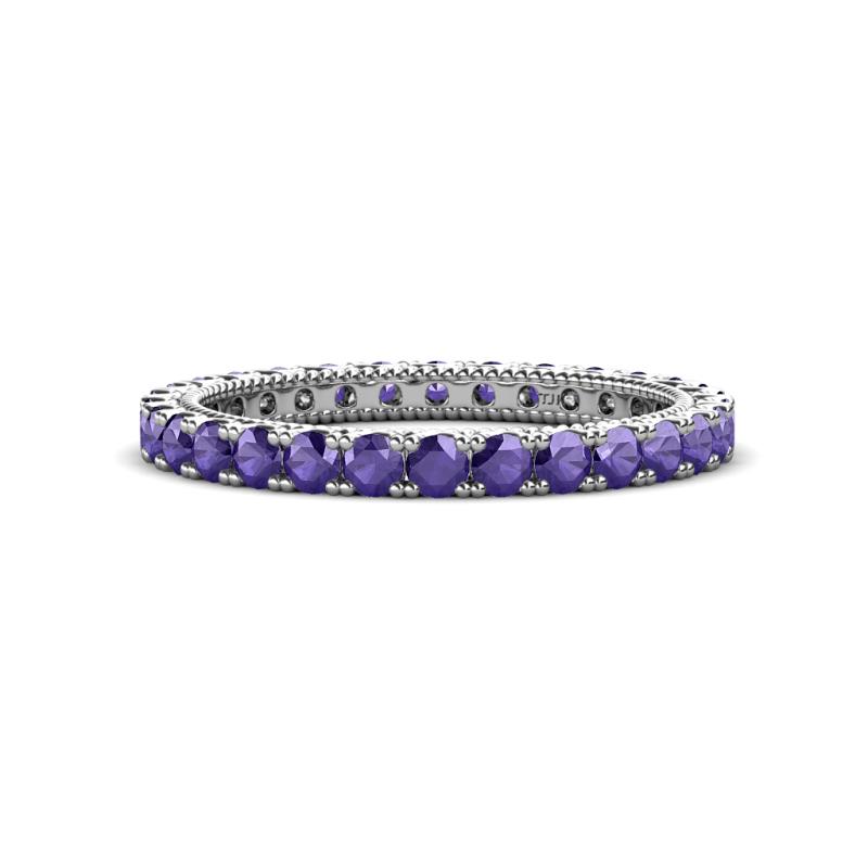 Ellen 2.40 mm Iolite Eternity Band 
