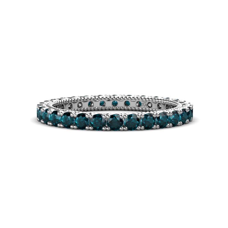 Ellen 2.40 mm London Blue Topaz Eternity Band 