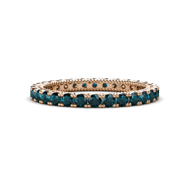 Ellen 2.40 mm London Blue Topaz Eternity Band 
