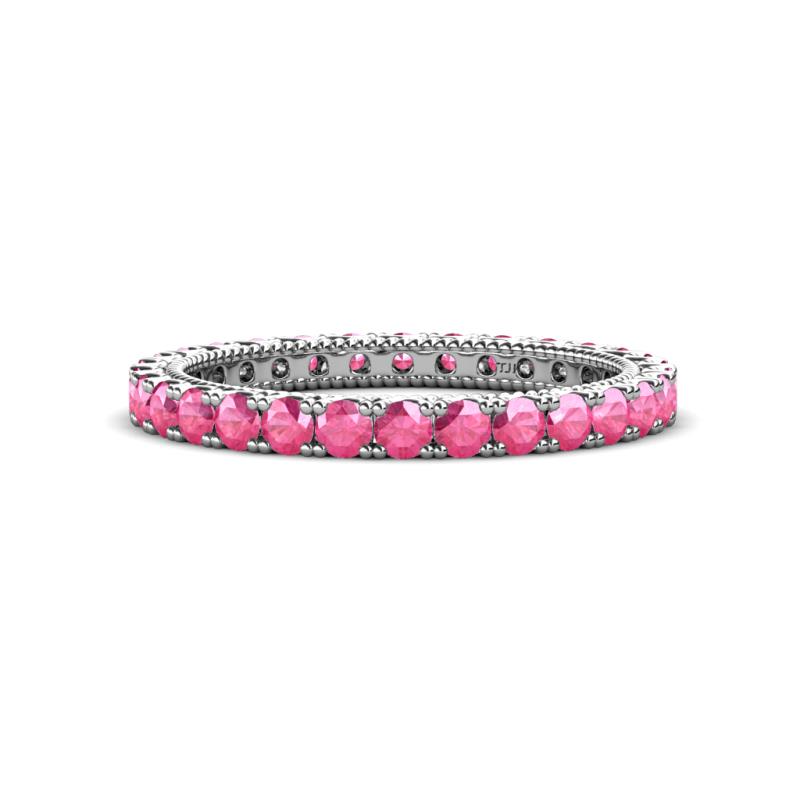 Ellen 2.40 mm Pink Tourmaline Eternity Band 