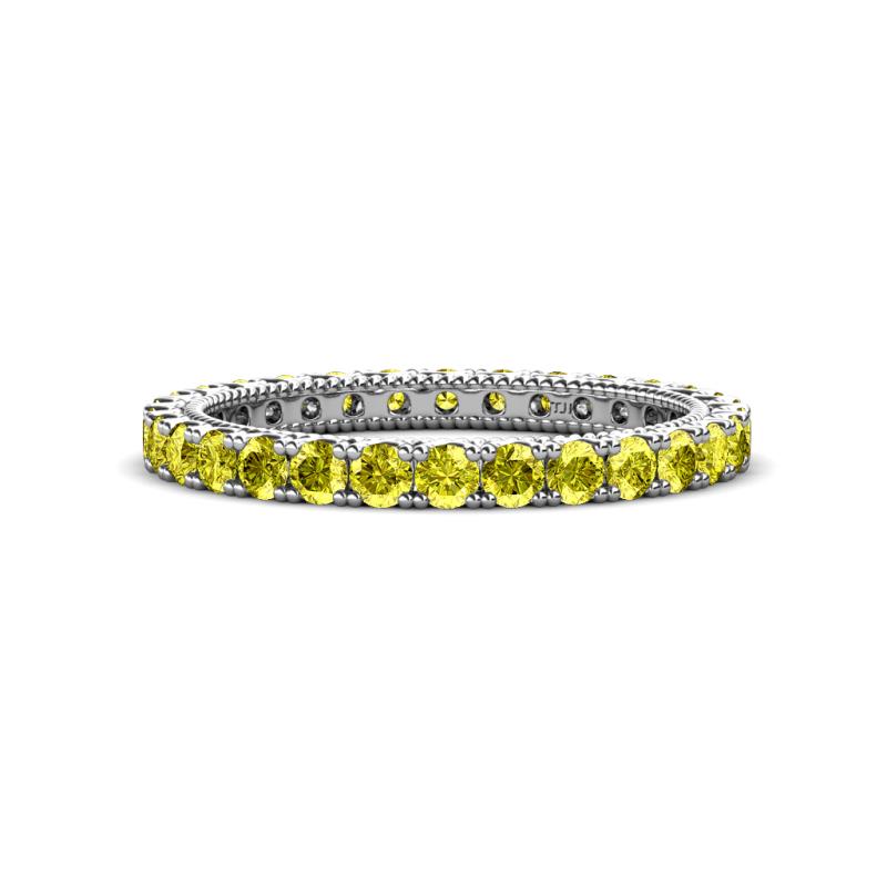 Ellen 2.40 mm Yellow Diamond Eternity Band 