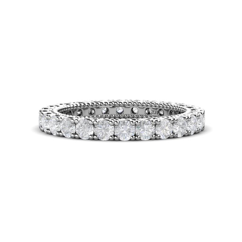 Ellen 2.70 mm White Sapphire Eternity Band 