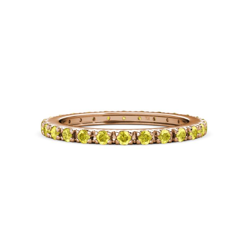 Gracie 2.00 mm Yellow Sapphire Eternity Band 