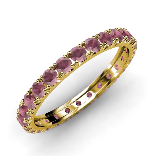 Gracie 2.00 mm Rhodolite Garnet Eternity Band 