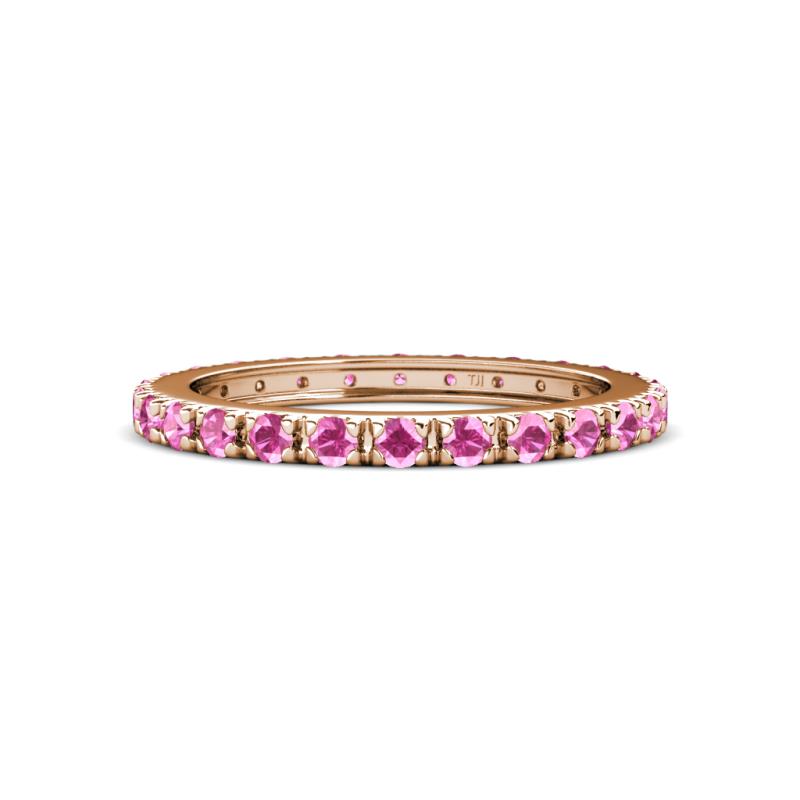 Gracie 1.04 ctw Pink Sapphire (2.30 mm) Women Eternity Band 