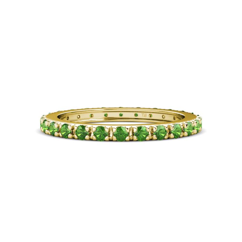 Gracie 1.16 ctw Green Garnet (2.30 mm) Women Eternity Band 