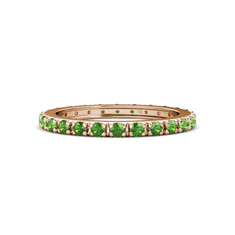 Gracie 1.16 ctw Green Garnet (2.30 mm) Women Eternity Band 