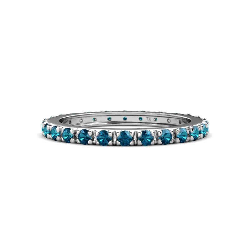 Gracie 1.10 ctw Blue Diamond (2.30 mm) Women Eternity Band 