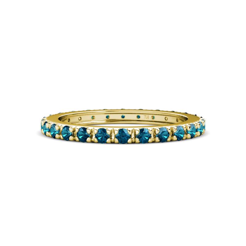 Gracie 1.10 ctw Blue Diamond (2.30 mm) Women Eternity Band 