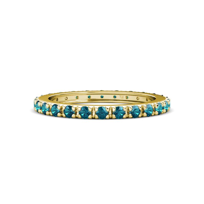 Gracie 0.99 ctw London Blue Topaz (2.30 mm) Women Eternity Band 