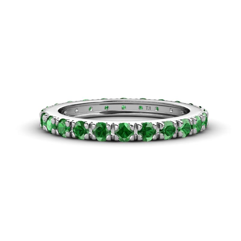 Gracie 1.68 ctw Green Garnet (2.70 mm) Women Eternity Band 
