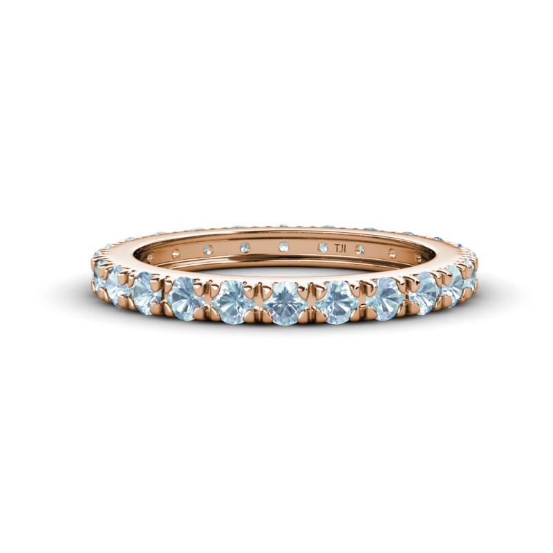 Gracie 1.10 ctw Aquamarine (2.70 mm) Women Eternity Band 