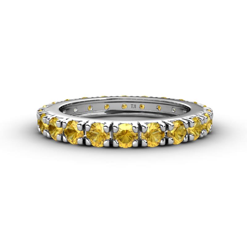 Gracie 3.00 mm Round Citrine Eternity Band 