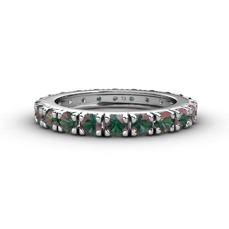 Gracie 3.00 mm Round Lab Created Alexandrite Eternity Band 